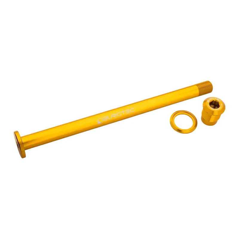 Burgtec Evil 183.5mm UDH Rear Axle in Burgtec Bullion Gold