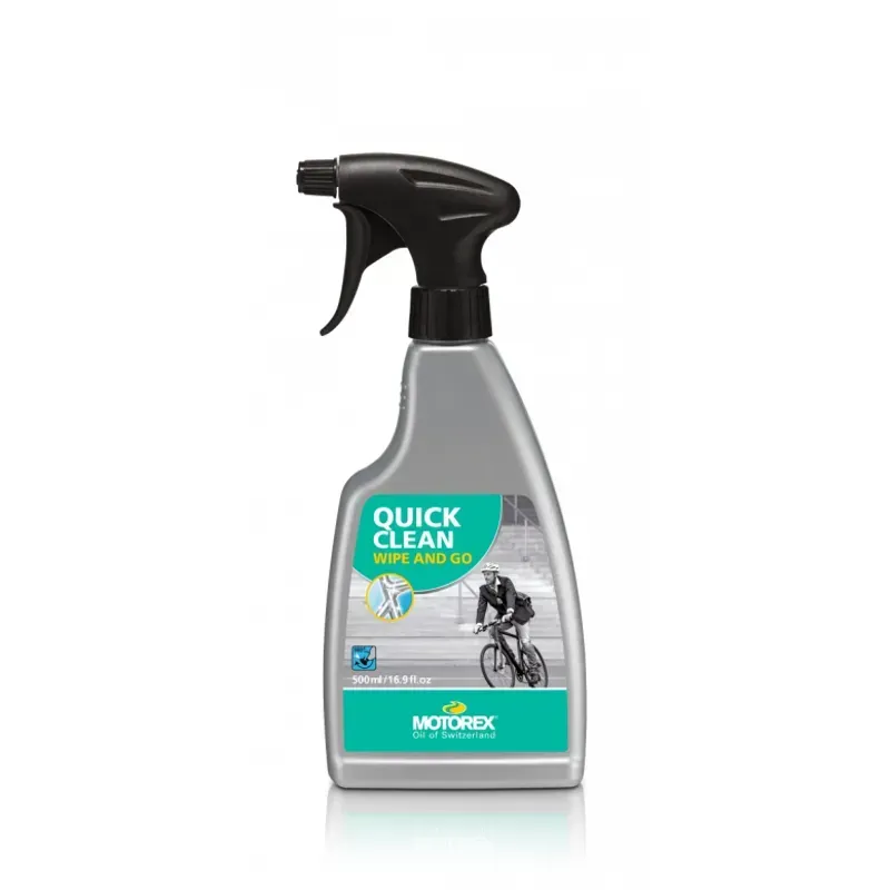 Motorex Quick Clean 500ml Cleaner in Silver/Green