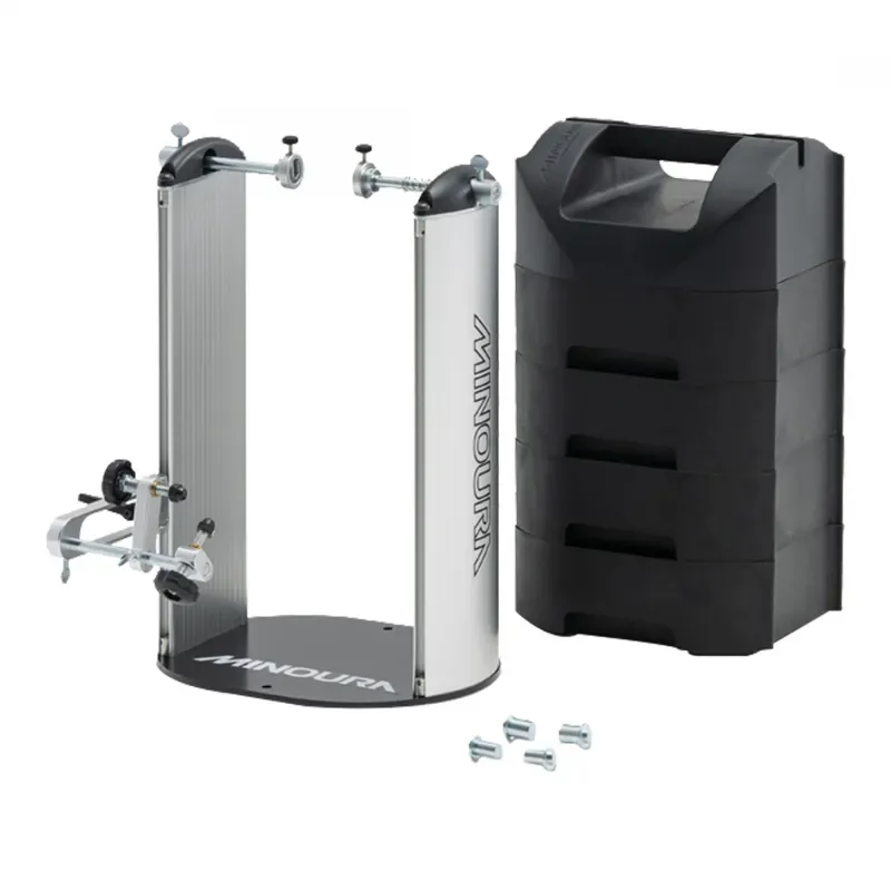 Minoura FT-50W Wheel Truing Stand in Silver