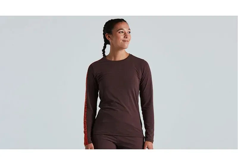 Specialized Trail Long Sleeve Women's Jersey in Cast Umber