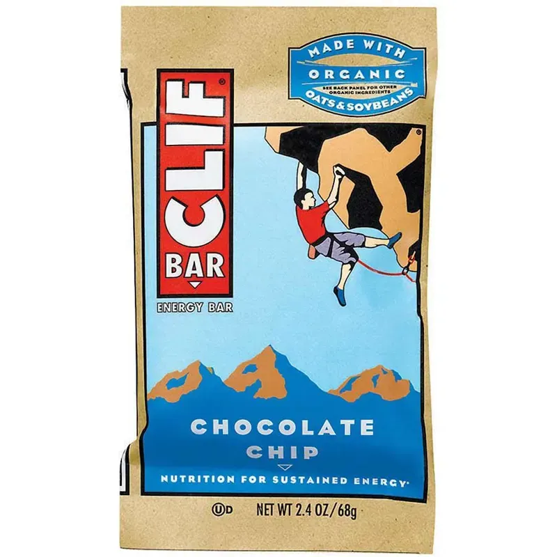 NI - Clif Chocolate Chip Energy Bar 12-Servings in Chocolate Chip