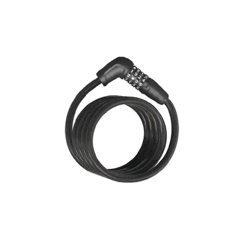 Abus Numero 5510C Combo Cable Lock 180cm/10mm SR Mount in Black