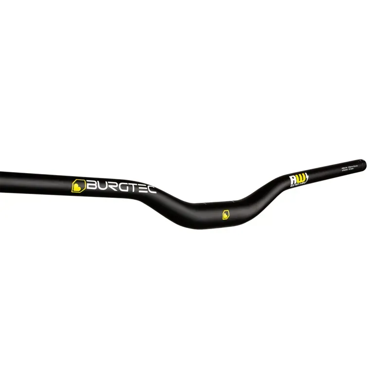 Burgtec Ride Wide 35mm/800mm eBike Riser Bar in Black