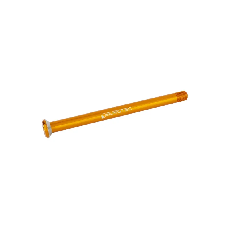 Burgtec Specialized 172mm 12x1.0mm Rear Axle in Iron Bro Orange