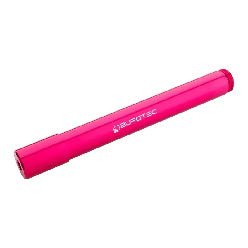 Burgtec Fox 40 Fork Axle in Toxic Barbie Pink