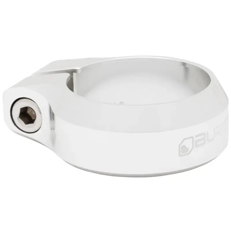 Burgtec Seat Clamp 34.9mm Diameter In Rhodium Silver