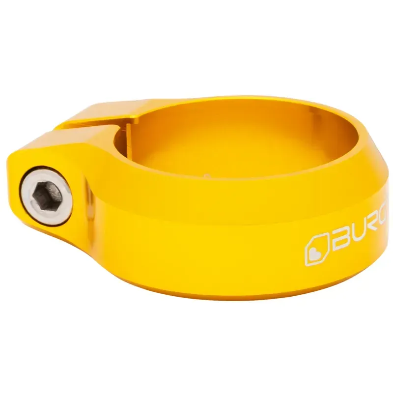 Burgtec Seat Clamp 34.9mm Diameter In Burgtec Bullion Gold