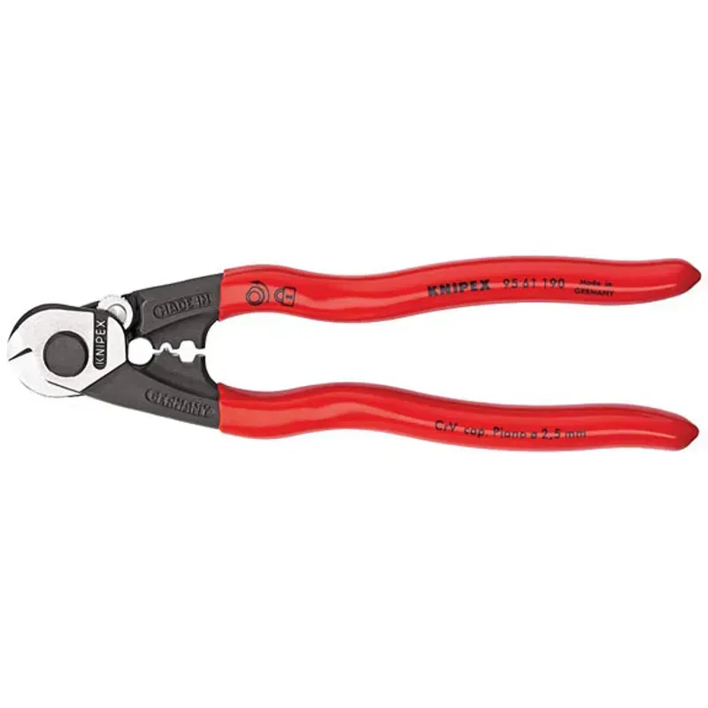 Knipex Wire and Cable Cutter in Red/Black