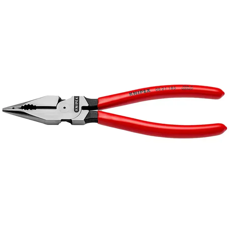 Knipex Needle Nose Combination Pliers in Red