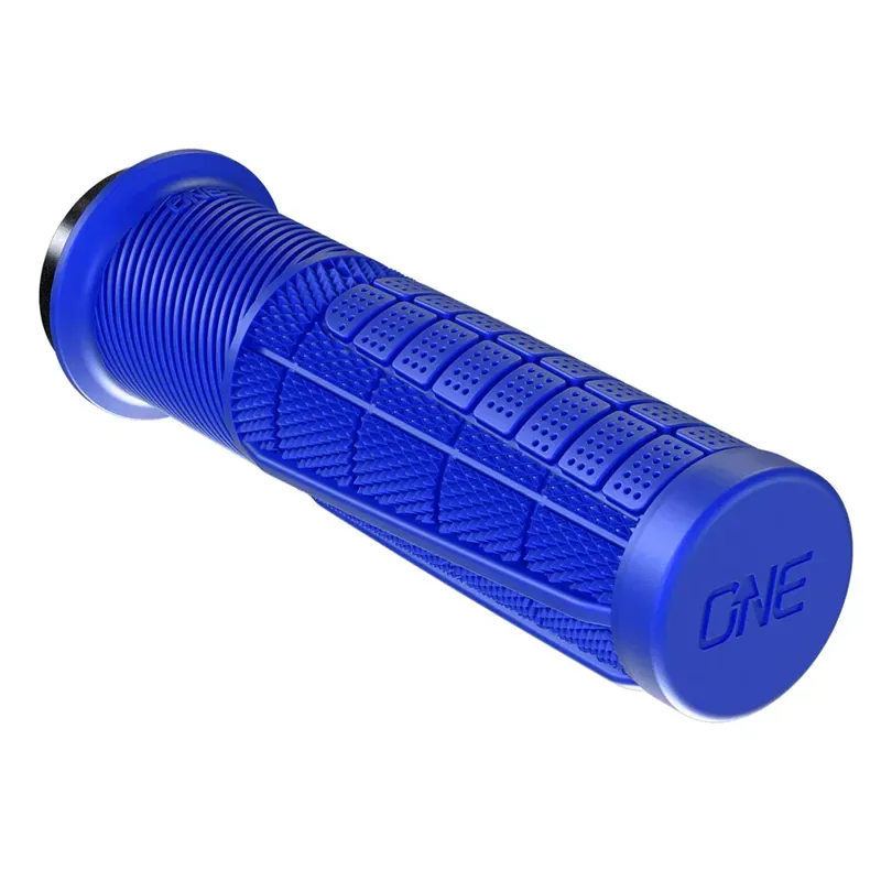 OneUp Components Thick Lock-on Grips in Blue