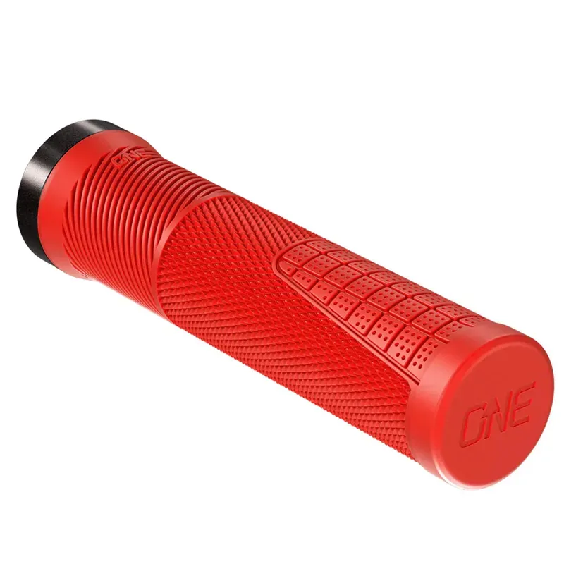 OneUp Components Thin Lock-on Grips in Red
