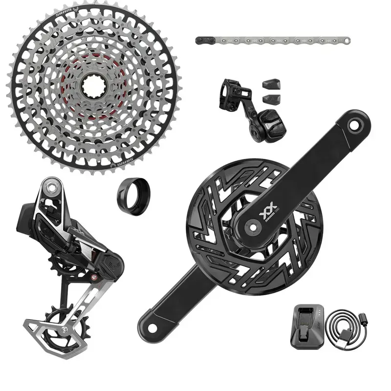 SRAM XX T-Type 165mm Pedal Assist Bosch in Black