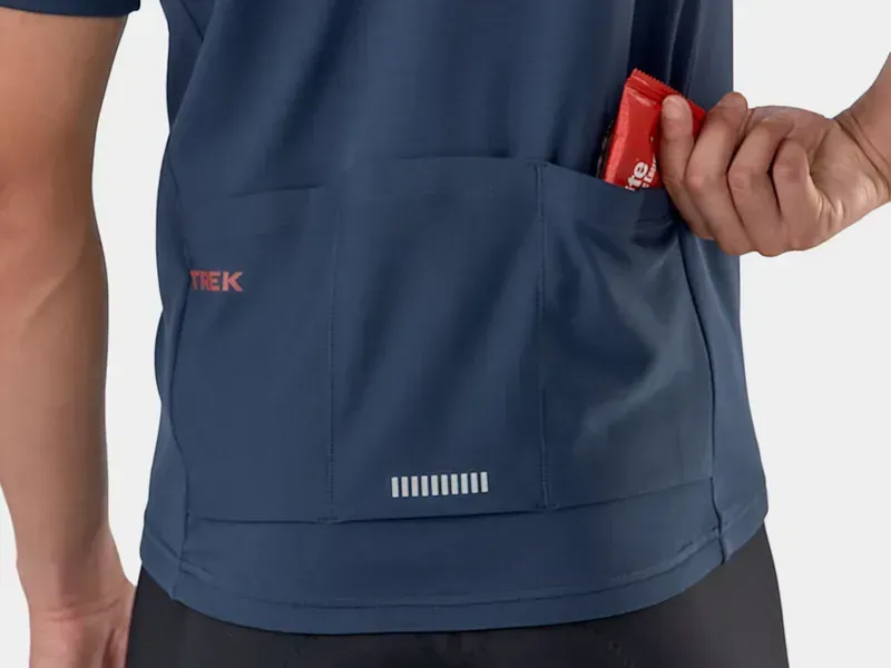 Trek Solstice Cycling Jersey In Deep Dark Blue-3