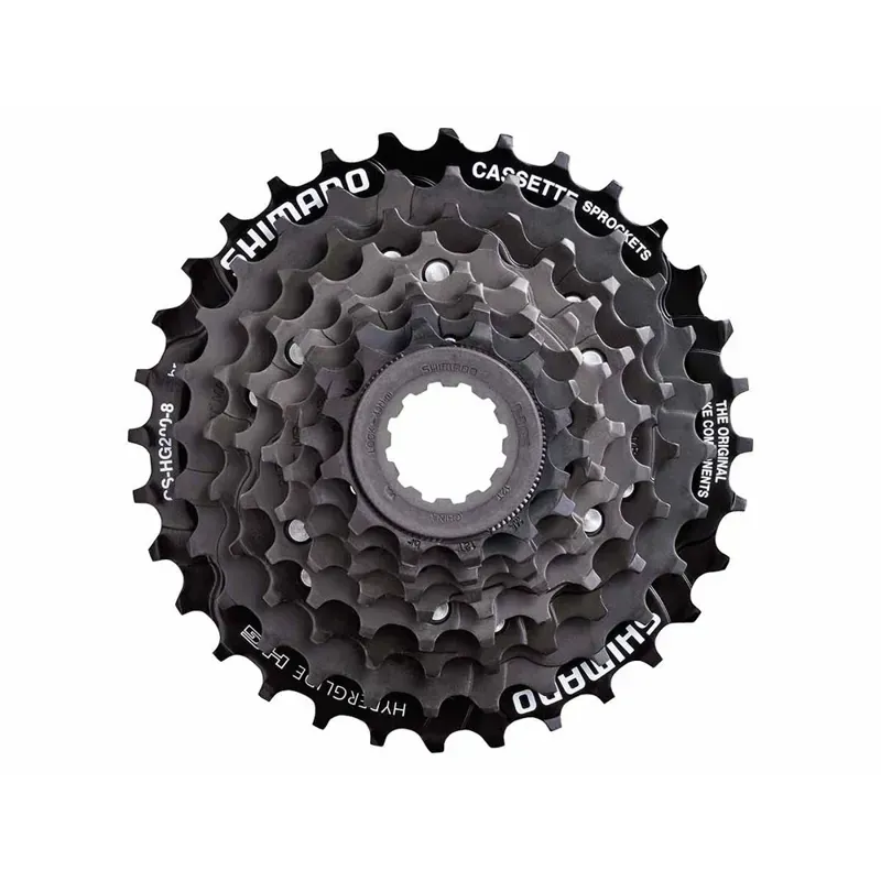 Shimano CS-HG200-8 Tourney TX 8-speed Cassette in Black
